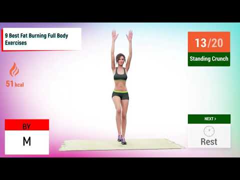 9 Best Fat Burning Full Body Exercises/ცხიმის წვის 9 საუკეთესო ვარჯიში